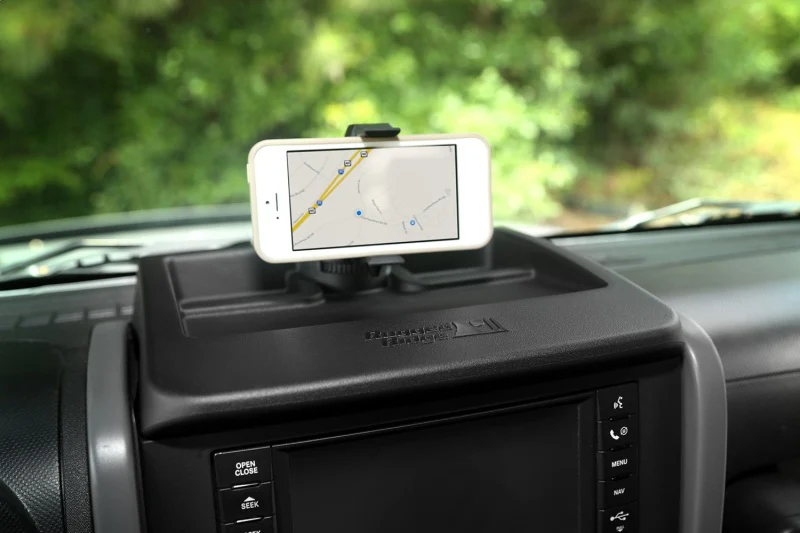 Rugged Ridge Dash Multi-Mount Phone Kit 07-10 Jeep Wrangler - Image 3