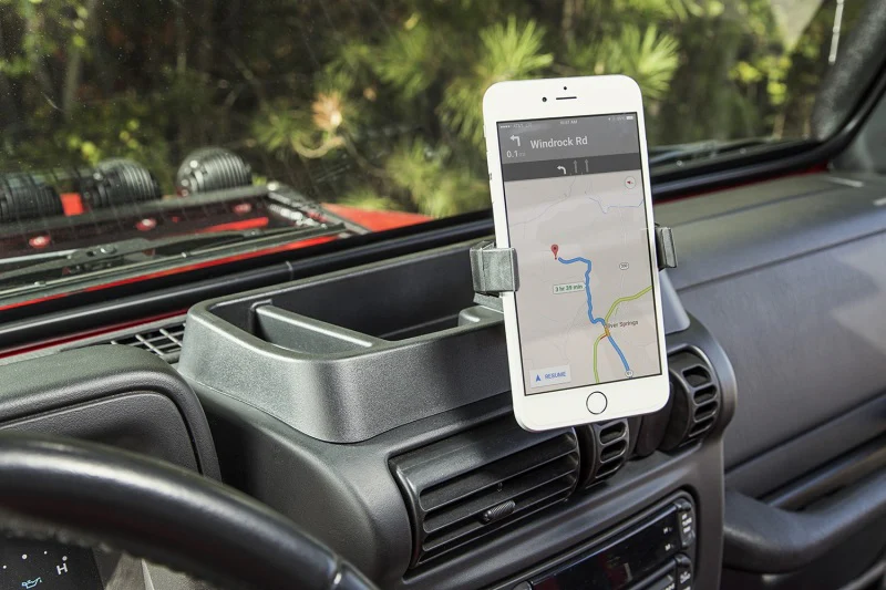 Rugged Ridge Dash Multi-Mount W/Phone Holder 97-06 Jeep Wrangler - Image 3
