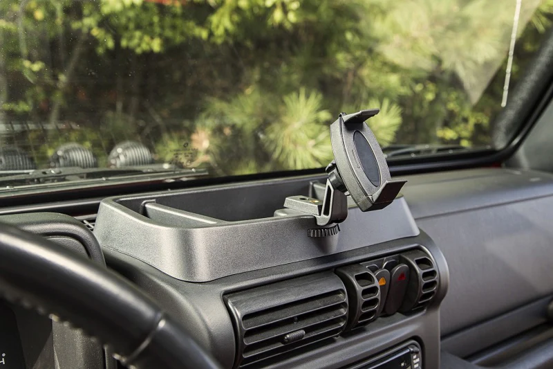 Rugged Ridge Dash Multi-Mount W/Phone Holder 97-06 Jeep Wrangler - Image 4