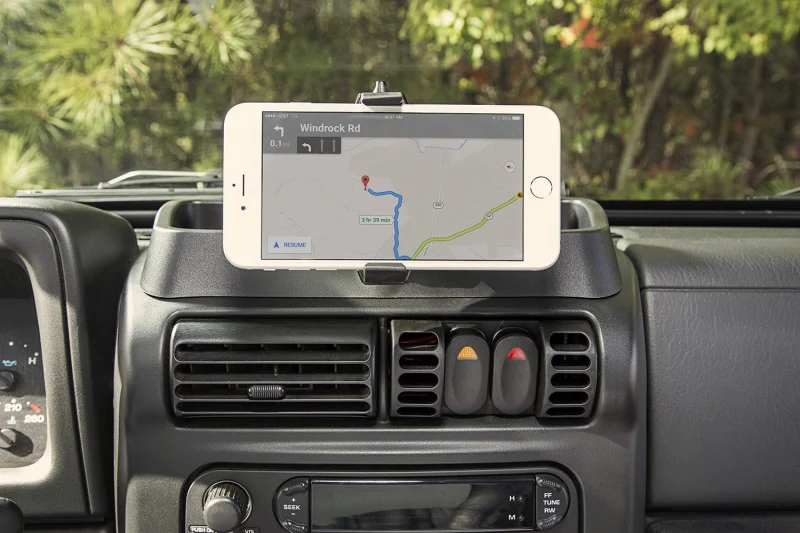 Rugged Ridge Dash Multi-Mount W/Phone Holder 97-06 Jeep Wrangler - Image 5