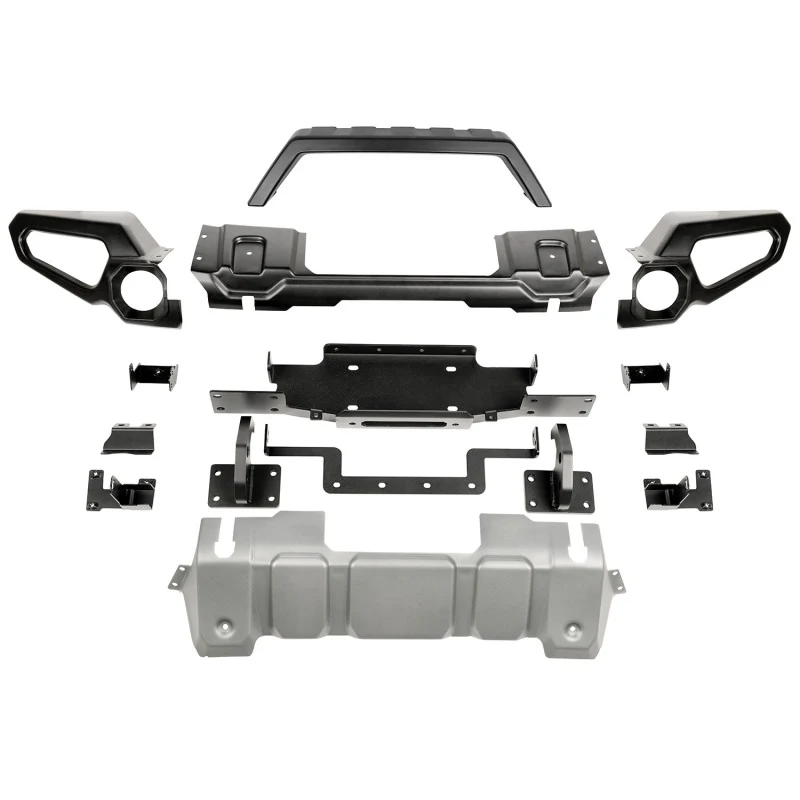 Rugged Ridge Venator Front Bumper W/Overrider & Winch Tray JL - Image 2
