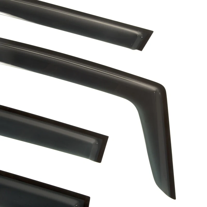 Rugged Ridge Window Visor 4-pc set Black 15-18 Renegade BU - Image 3