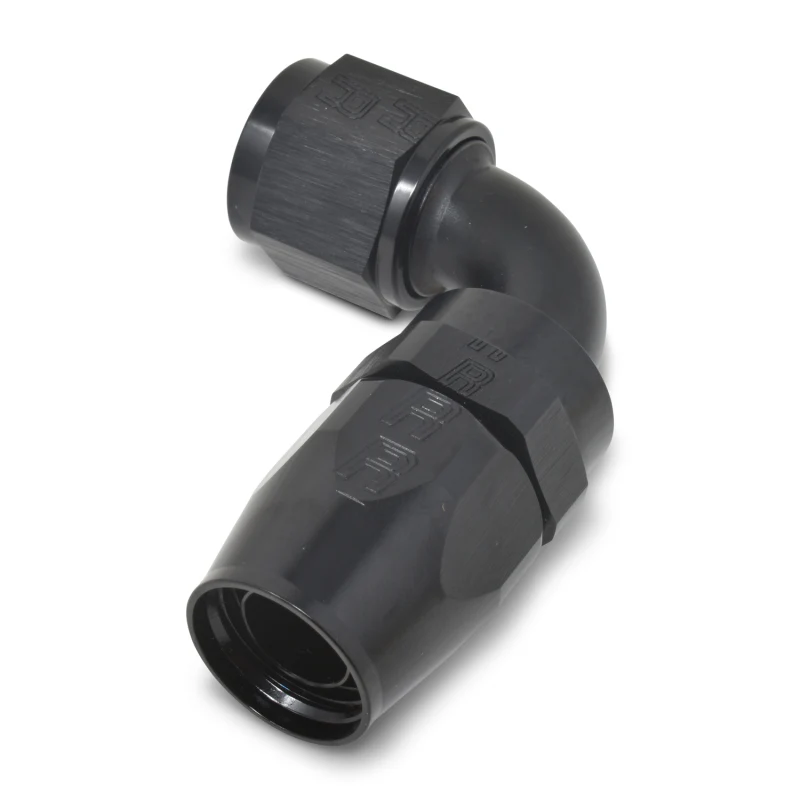Russell Performance -8 AN Black 90 Degree Full Flow Hose End - Image 5