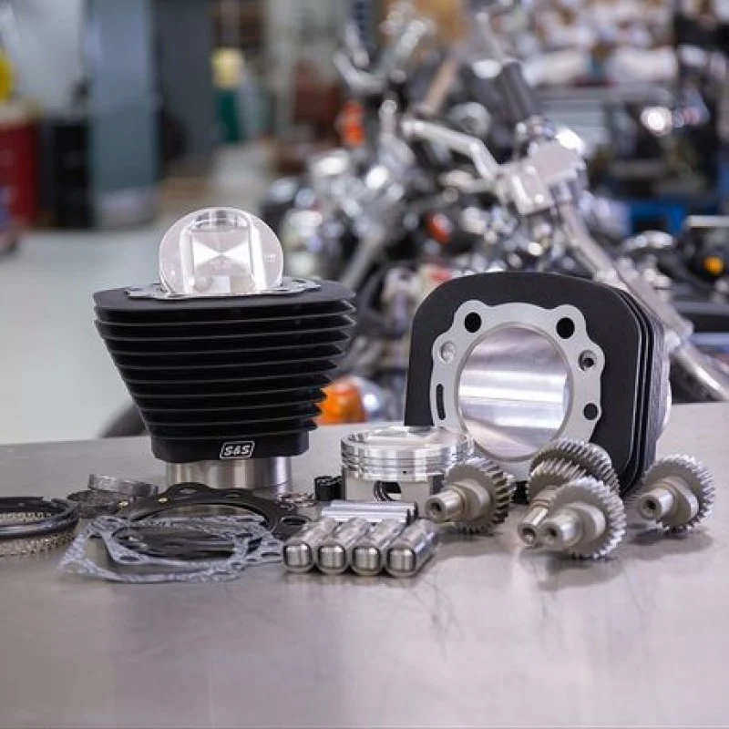 S&S Cycle 00-21 Sportster Models 1200cc to 1250cc Hooligan Kit - Wrinkle Black - Image 2