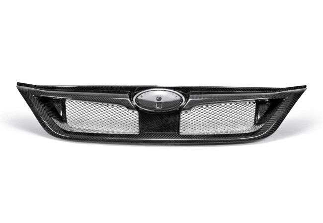 Seibon 11-13 Subaru Impreza/WRX/STi Carbon Fiber Front Grill - Image 7