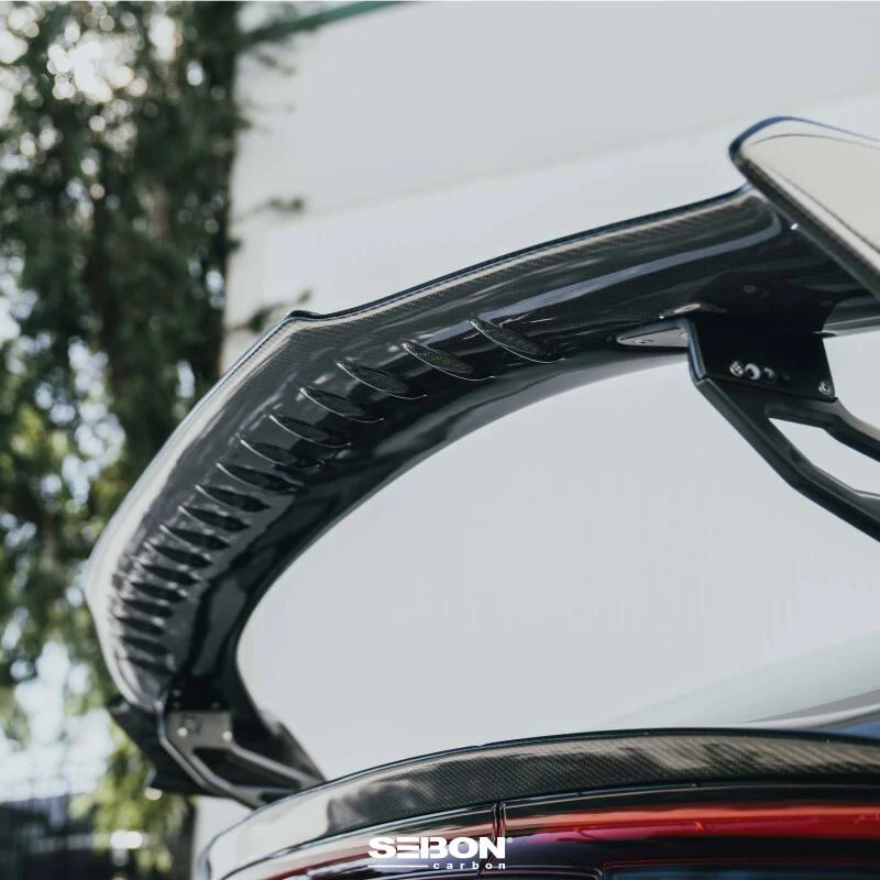 Seibon 23-24 Honda Civic Type R MB-Style Carbon Fiber Rear Spoiler - Image 12