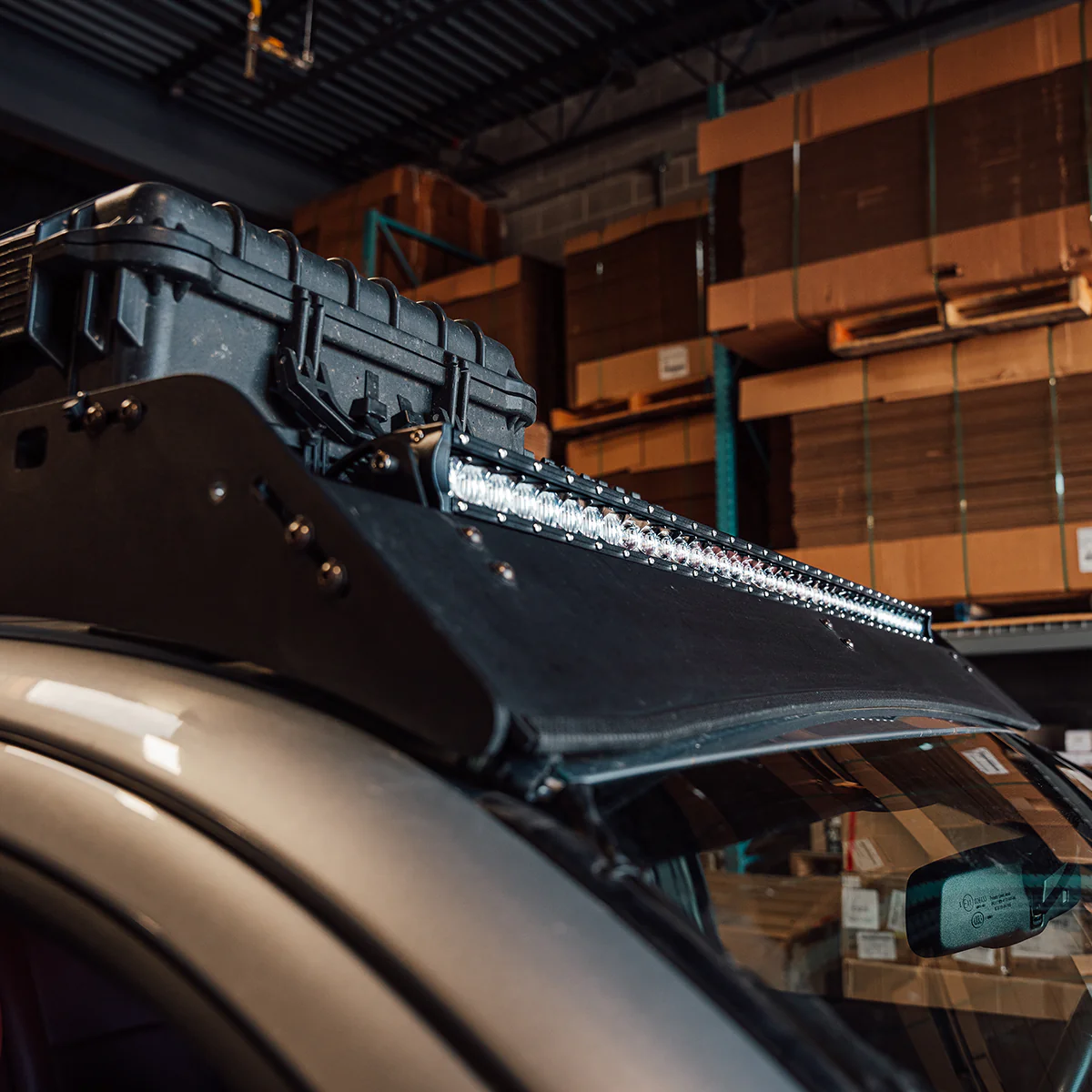 Sherpa Roof Rack Slim LED Light Bar Mounting Brackets - Image 3