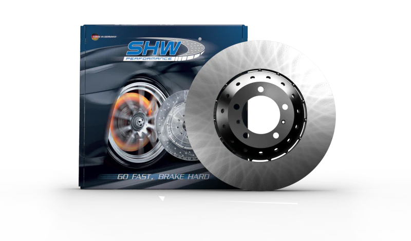 SHW 2021 Porsche Cayenne GTS 4.0L w/19in Wheel/NAO Pads Right Frt Smooth LW Brake Rotor (9Y0615302Q)