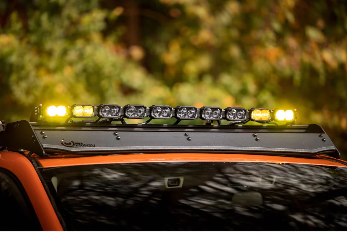 Single-Row BangerBar: (10 Pod / 40") (NCS Power - Yellow) - Image 2
