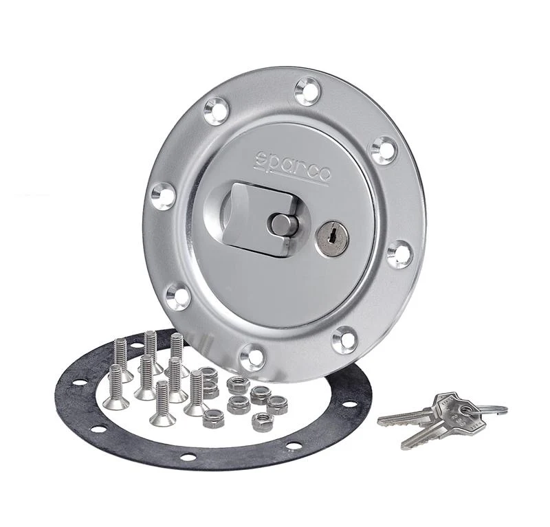 Sparco Fuel Cap Locking Brushed Alum - Image 2