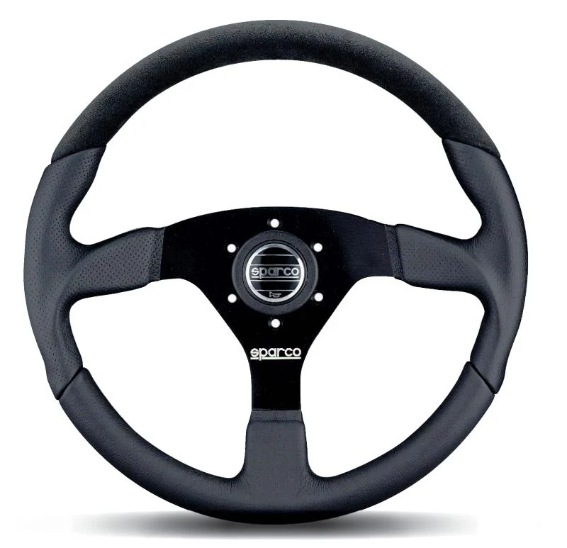 Sparco Steering Wheel L505 Lap 5 Blk/Blk/Blk - Image 2