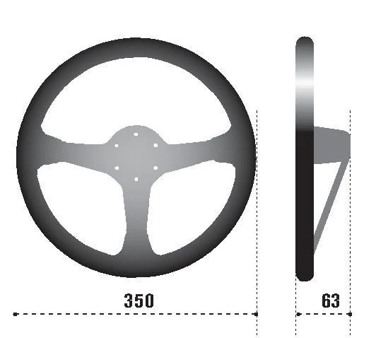Sparco Steering Wheel L777 Suede Black