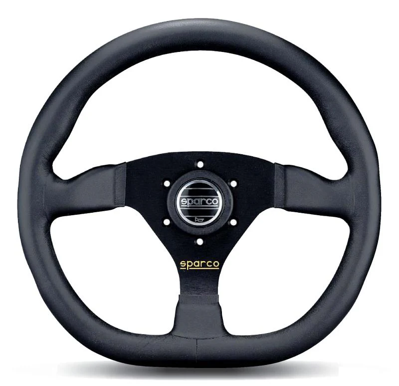 Sparco Steering Wheel Ring L360 Leather Black - Image 2