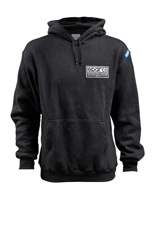 Sparco Sweatshirt Hooded Heritage Blk Me - Image 3
