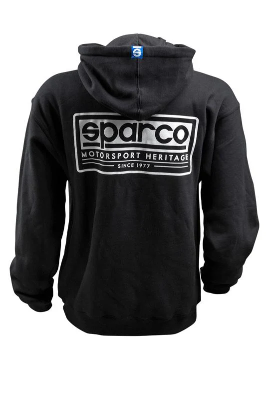 Sparco Sweatshirt Hooded Heritage Blk Me - Image 4
