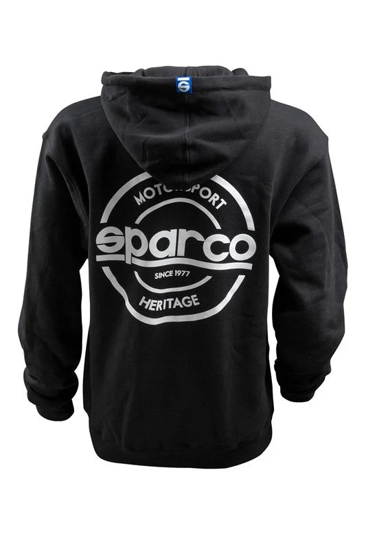 Sparco Sweatshirt Hooded S-Seal Blk Lrg - Image 4