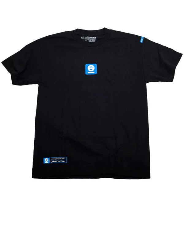 Sparco T-Shirt Tach Blk Med - Image 2