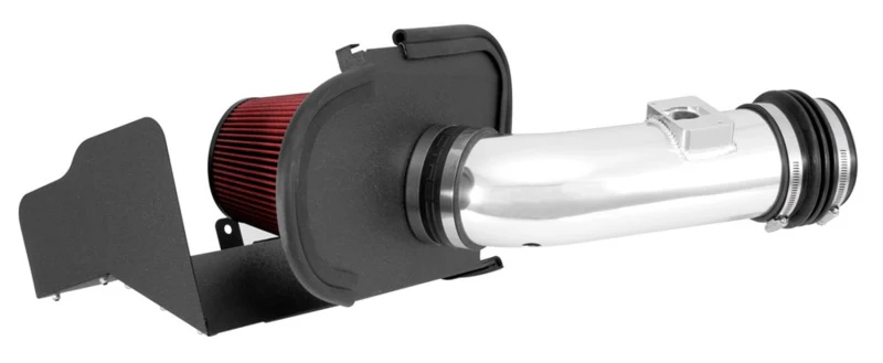 Spectre 03-07 Ford SD V8-6.7L DSL Air Intake Kit - Polished w/Red Filter - Image 9