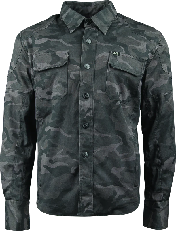 Speed and Strength Call to Arms Moto Shirt Camouflage - Medium