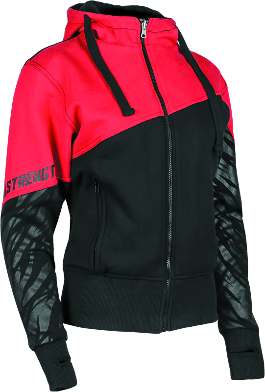 Speed and Strength Cat Outa Hell Hoody Red/Black Womens - 3XL