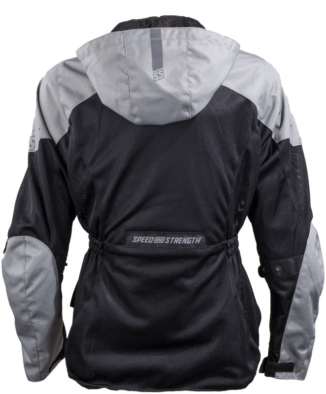 Speed and Strength Starstruck Mesh Jacket Grey/Black Womens - Large - Image 3