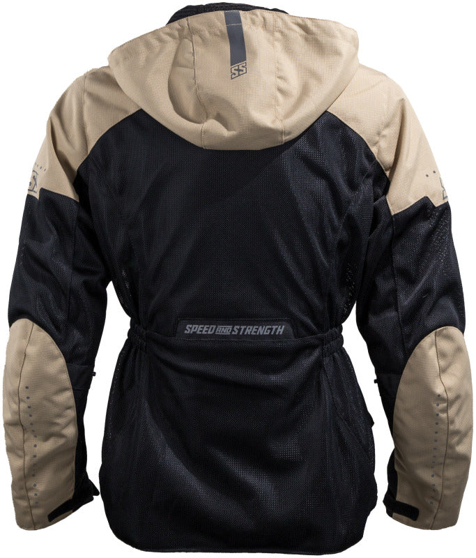 Speed and Strength Starstruck Mesh Jacket Trench Tan/Black Womens - Large - Image 3