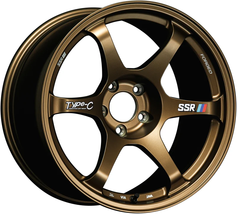 SSR Type-C Forged 18x9.5 +22 5/114.3 - Racing Bronze Wheel - Image 2
