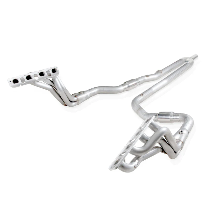 Stainless Works 2009-16 Dodge Ram 5.7L Headers 1-3/4in Primaries 3in High-Flow Cats Y-Pipe - Image 2