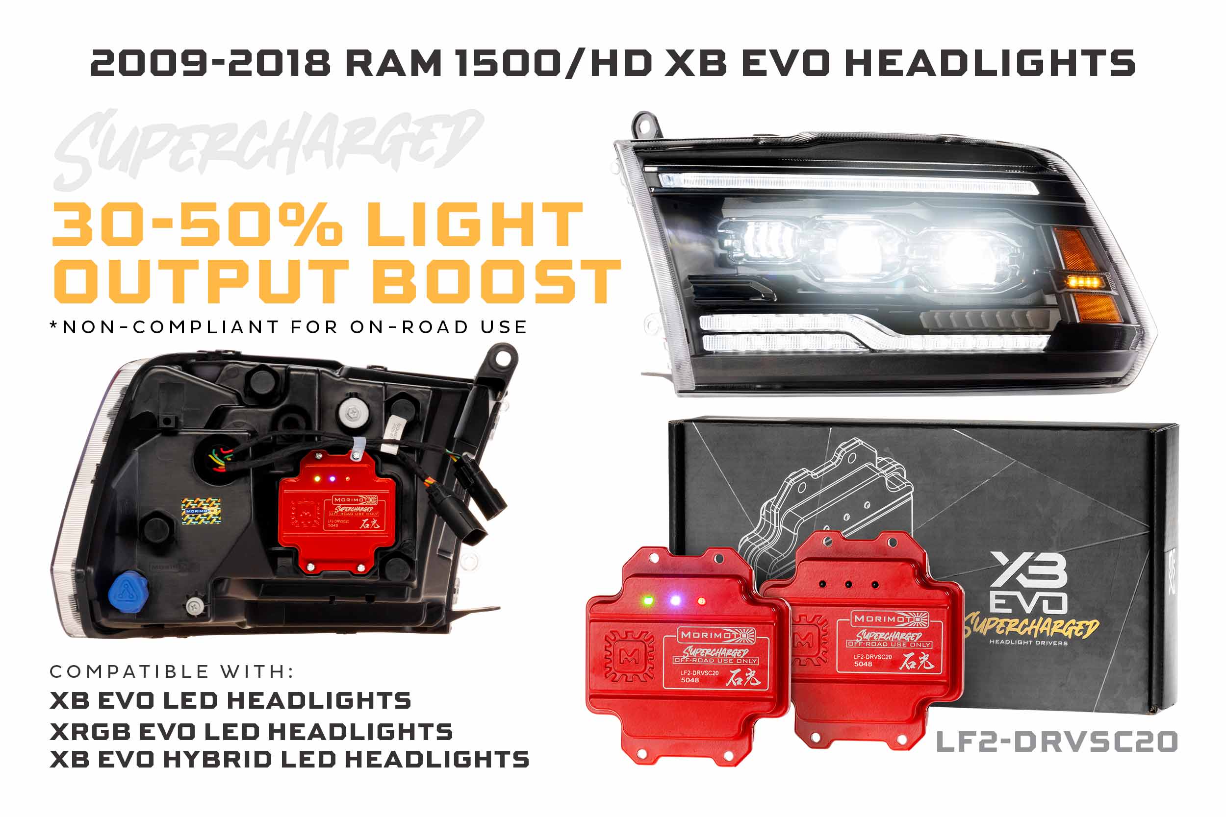 Supercharged Drivers 09-18 Dodge Ram XB Evo Series - Image 4