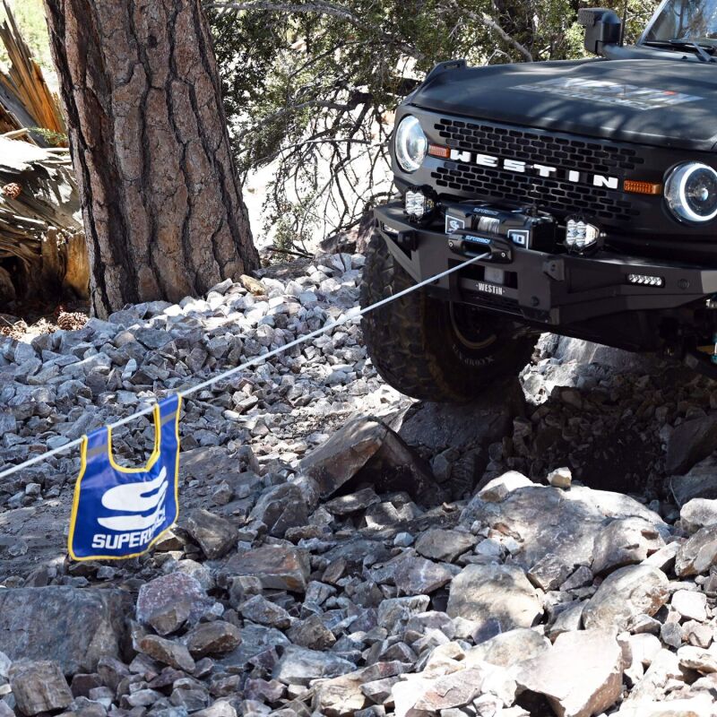 Superwinch 10000 LBS 12V DC 3/8in x 54ft Synthetic Rope Scorpion 10000SR Winch - Black Powdercoat - Image 10