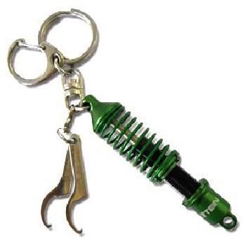 Tein Damper Keychain with Wrench - Green/Black - Image 2