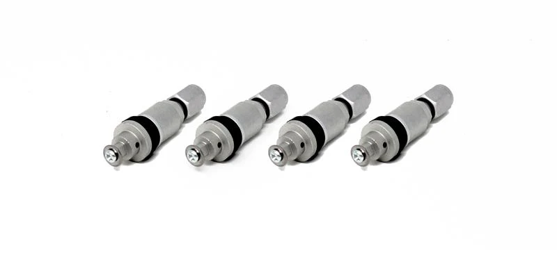 Torque Solution Billet TPMS Valve Stem Kit (Black) 2008+ Subaru Legacy Impreza WRX / STi - Image 2