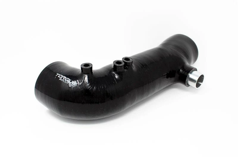Torque Solution Turbo Inlet Hose Black (Recirc): 02-07 WRX / 04-20 STI / 05-09 Legacy GT (3in Inlet) - Image 4