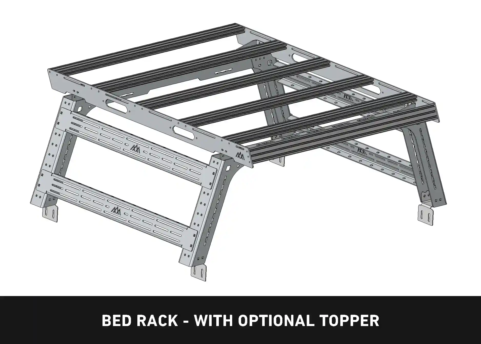 Toyota Tacoma Bed Rack - DRIFTR Topper (Add-on) - Image 2