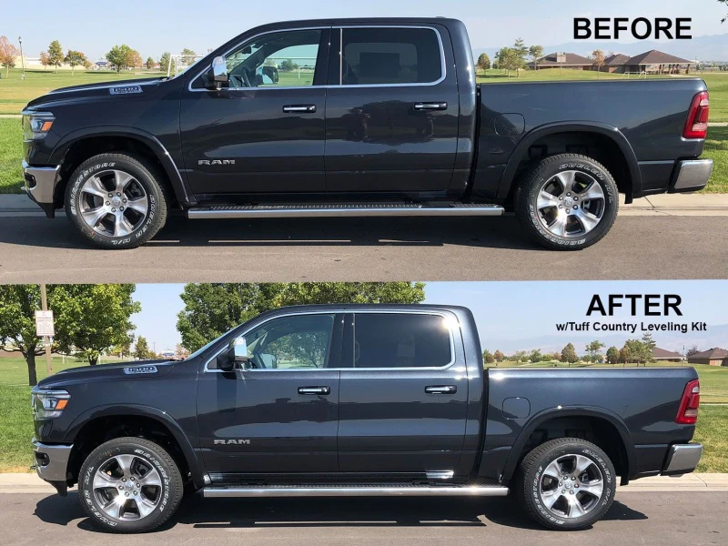 Tuff Country 19-23 Dodge Ram 1500 2in Front Leveling Kit with Ride Height Sensor Links - Image 4