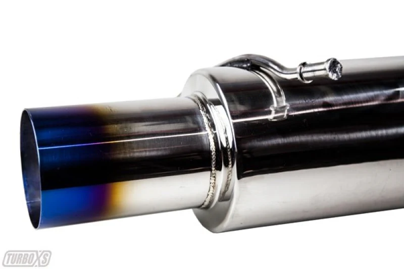 Turbo XS 02-07 WRX-STi Rear Muffler Assembly w/ Titanium Tip - Image 2