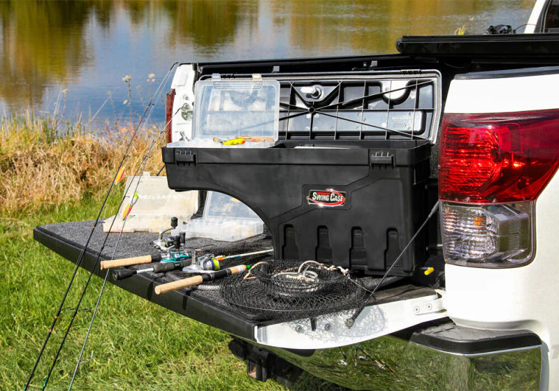 UnderCover 15-20 Ford F-150 Passengers Side Swing Case - Black Smooth - Image 13