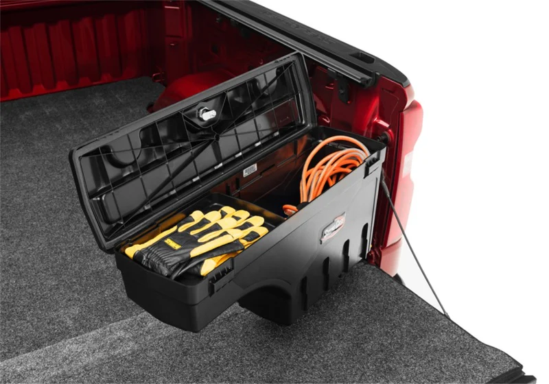 UnderCover 99-16 Ford F-250/F-350 Passengers Side Swing Case - Black Smooth - Image 6