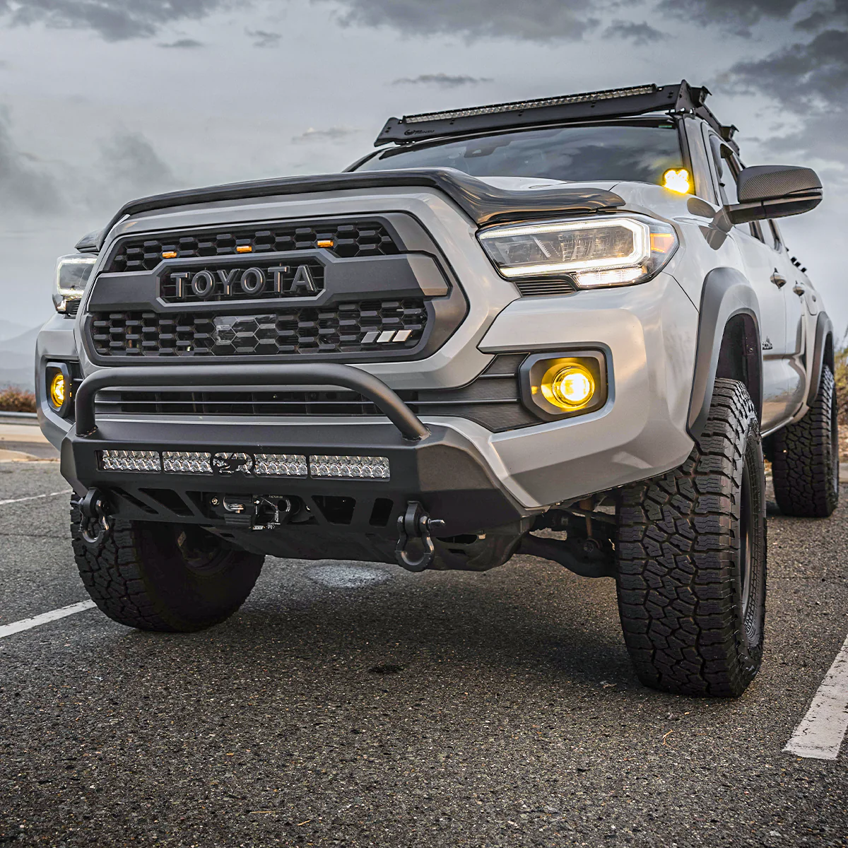 Upper LED Mount For Tacoma Stealth Bumper - Image 2