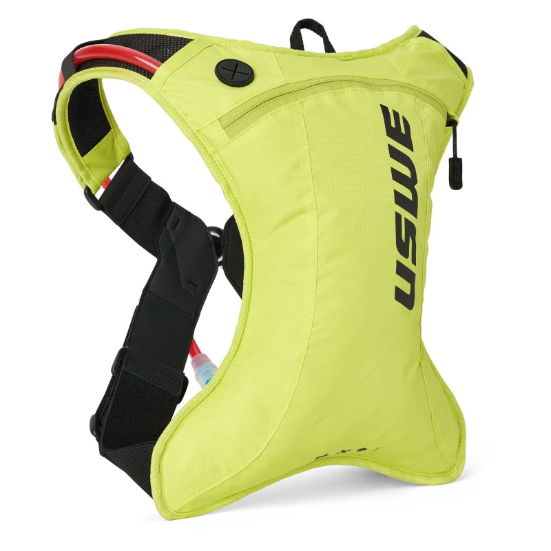 USWE Outlander Moto Hydration Pack 2L - Crazy Yellow - Image 2
