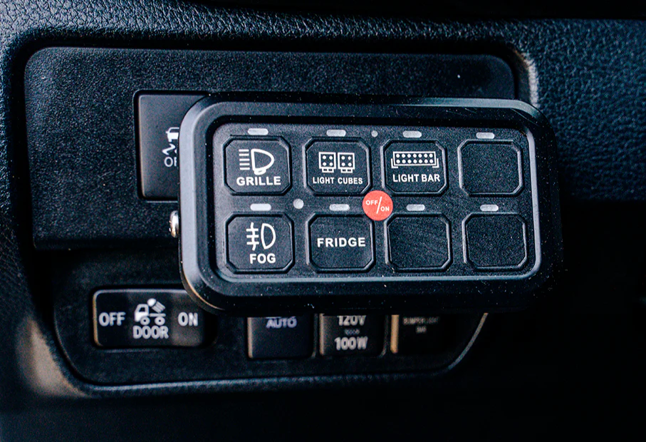 Vehicle Accessory 8 Switch Control System (Blue Backlighting) - Image 4