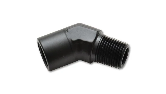 Vibrant 1/4in NPT Female to Male 45 Degree Pipe Adapter Fitting - Image 3