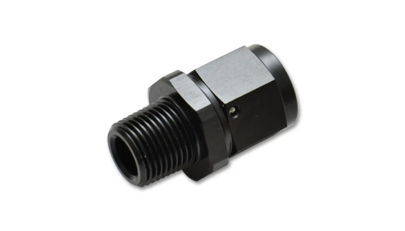 Vibrant -10AN to 1/2in NPT Female Swivel Straight Adapter Fitting - Image 2
