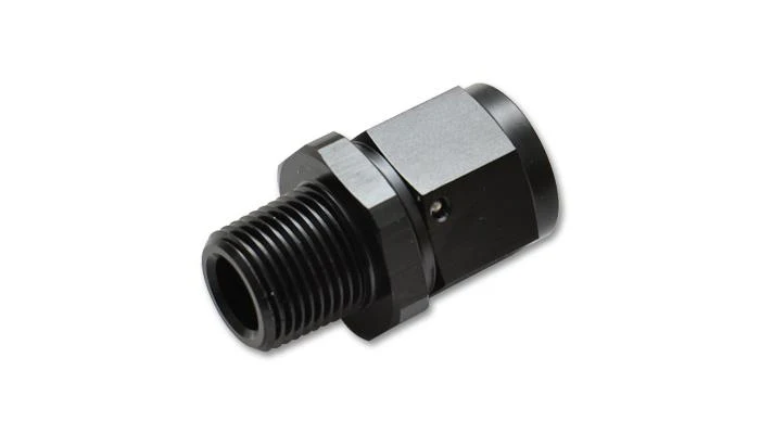 Vibrant -10AN to 3/8in NPT Female Swivel Straight Adapter Fitting - Image 3