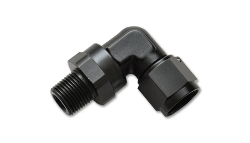 Vibrant -12AN to 3/4in NPT Female Swivel 90 Degree Adapter Fitting - Image 2