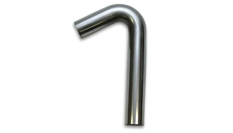 Vibrant 2.375in O.D. T304 SS 120 deg Mandrel Bend 4in x 12in leg lengths (3.5in Centerline Radius) - Image 3