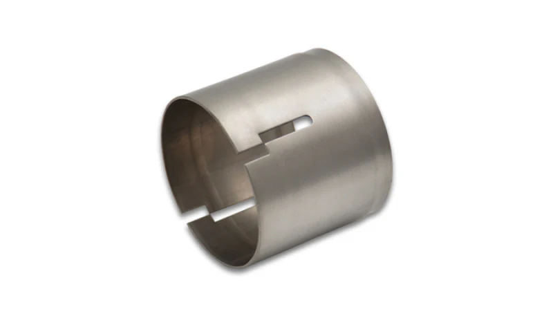Vibrant 2.50in OD Gr 1 Titanium Slip Fit Sleeve - Image 2