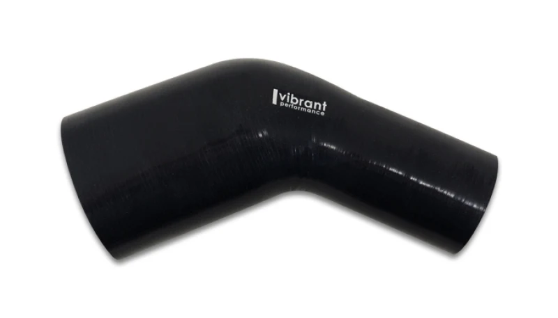 Vibrant 45 Degree Silicone Transition Elbow Hose ID 2.25in x 2.00in - Image 2