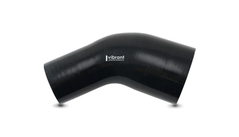 Vibrant 45 Degree Silicone Transition Elbow Hose ID 3.50in x 2.50in - Image 3