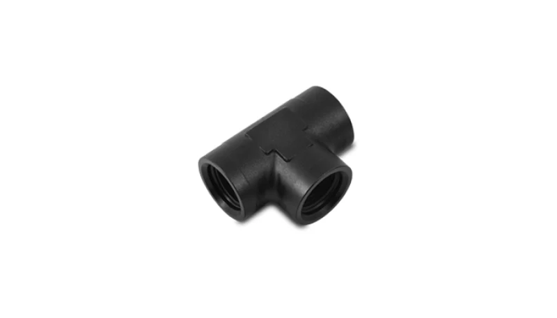 Vibrant -4AN 938 Female Tee Adapter - Aluminum - Image 5